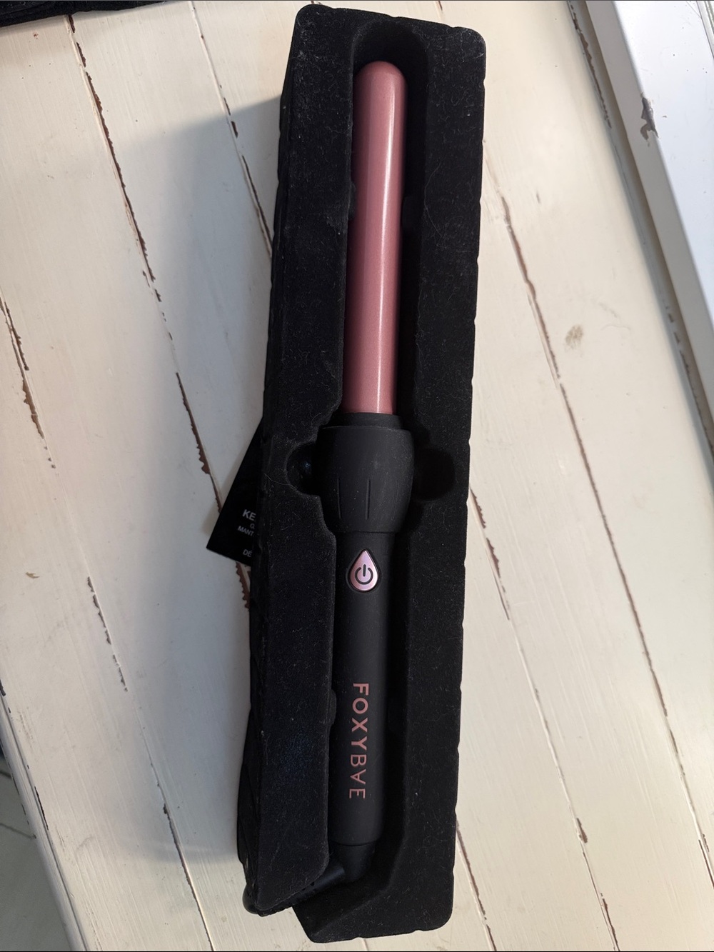 FOXYBAE Pink Hair Curling Wand